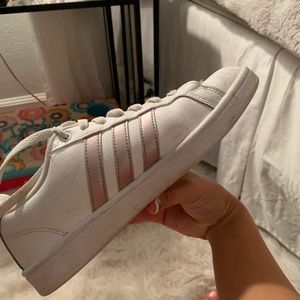 Rose Gold Adidas Size 8.5